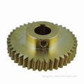 Brass worm wheel, big module with high precision and high finish for machines